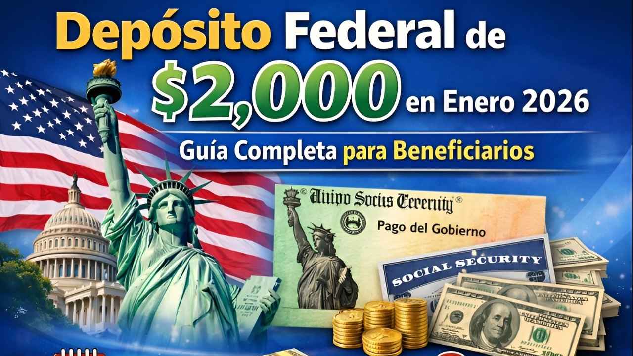 Depósito Federal de $2,000 en Enero 2026: Guía Completa para Beneficiarios